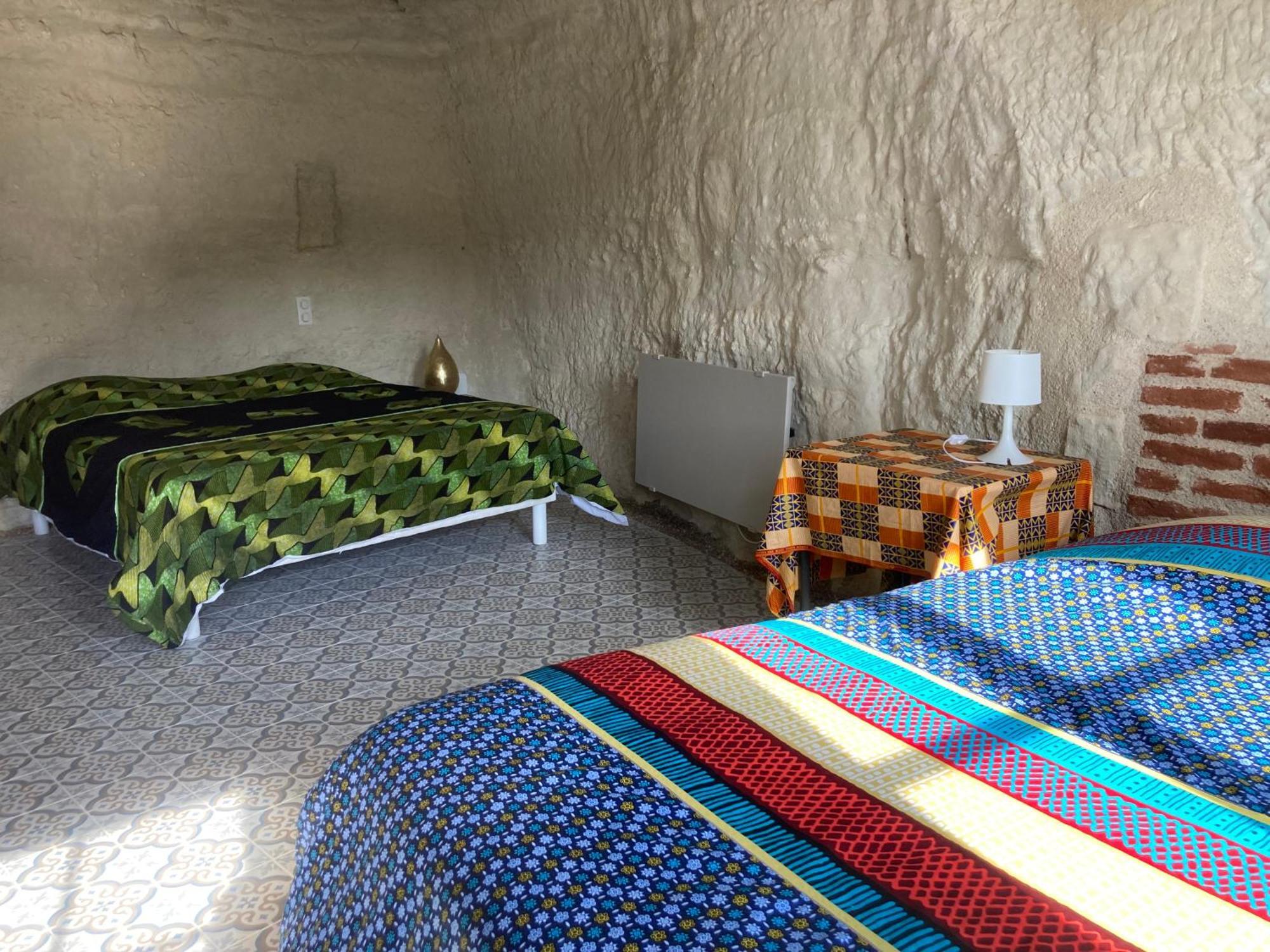 Nuit Insolite Dans Une Troglodyte ! Villa Nazelles-Negron Kültér fotó